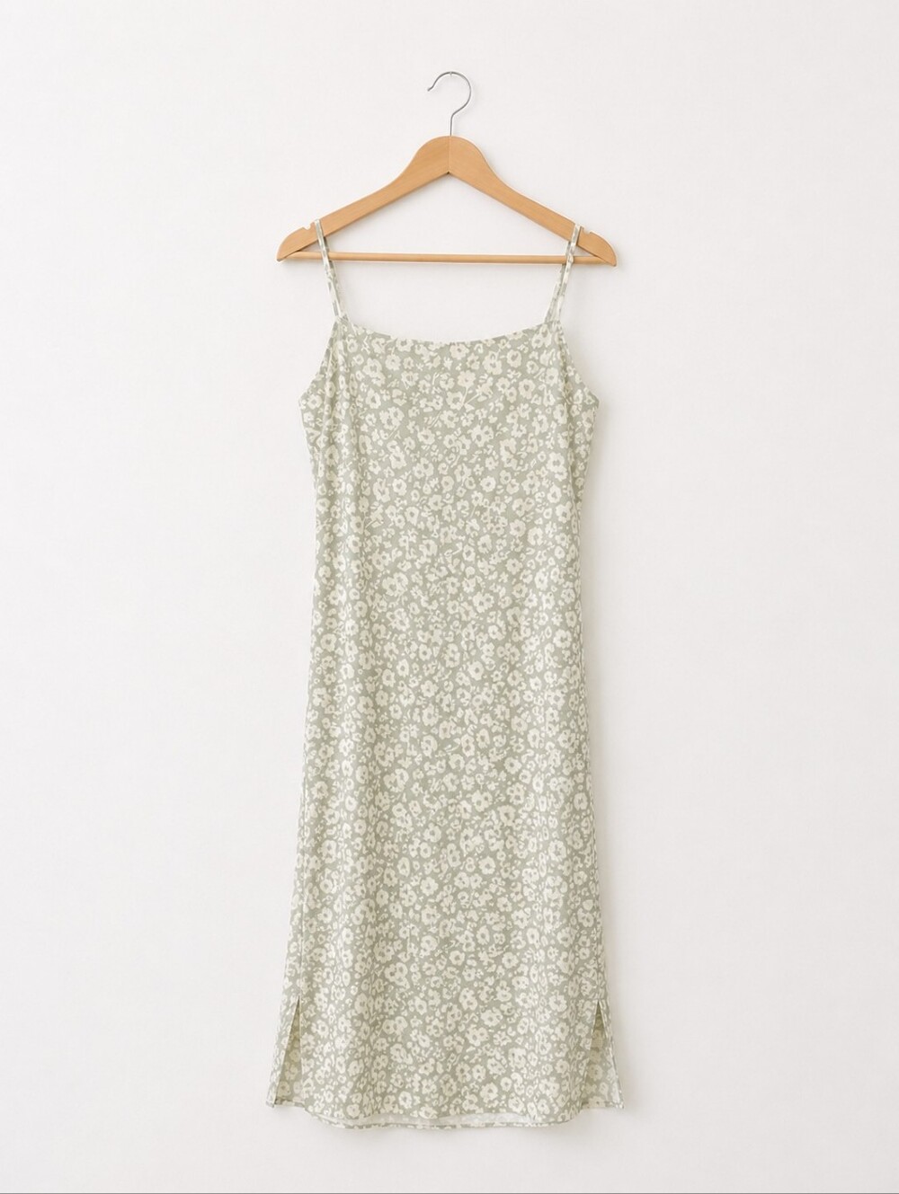 •A New Day Floral Dress with Spaghetti Straps